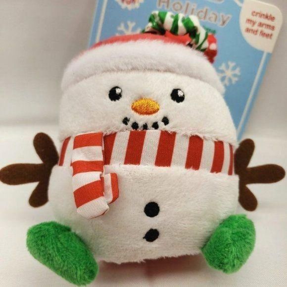Crinkle Chime Baby Toy Snowman Christmas Kid - Picture 3 of 4